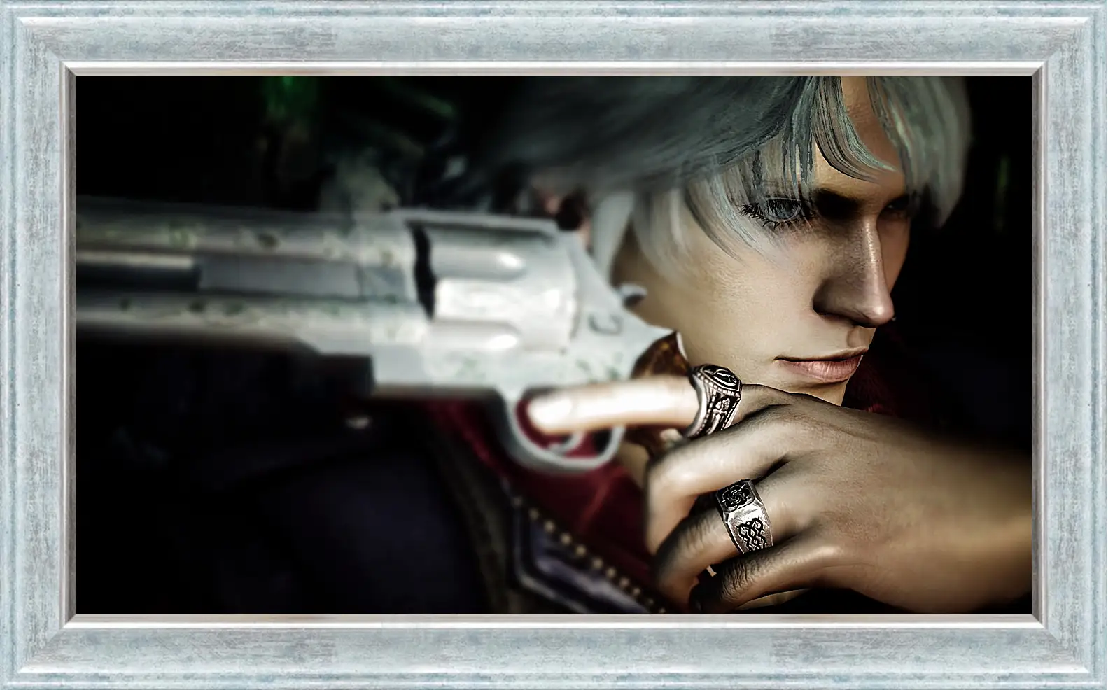 Картина в раме - devil may cry 4, nero, art
