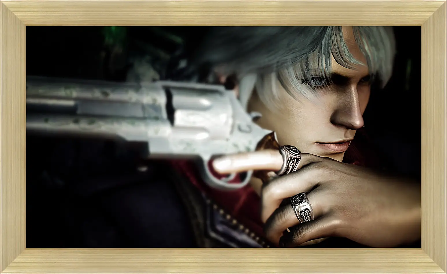 Картина в раме - devil may cry 4, nero, art
