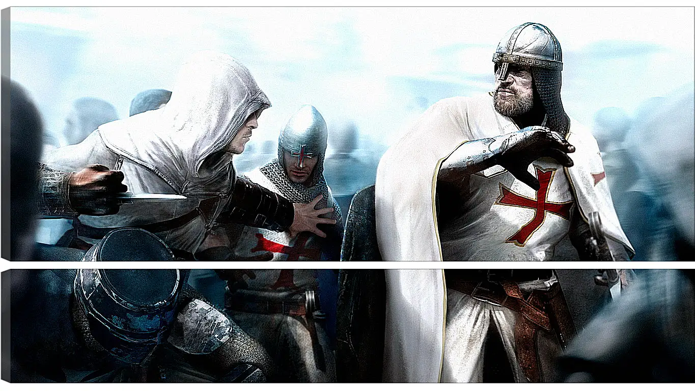 Модульная картина - assassins creed, desmond miles, guard
