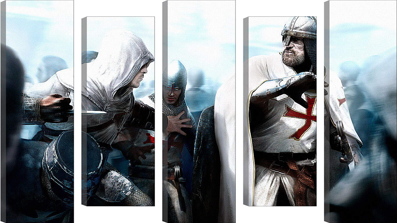 Модульная картина - assassins creed, desmond miles, guard
