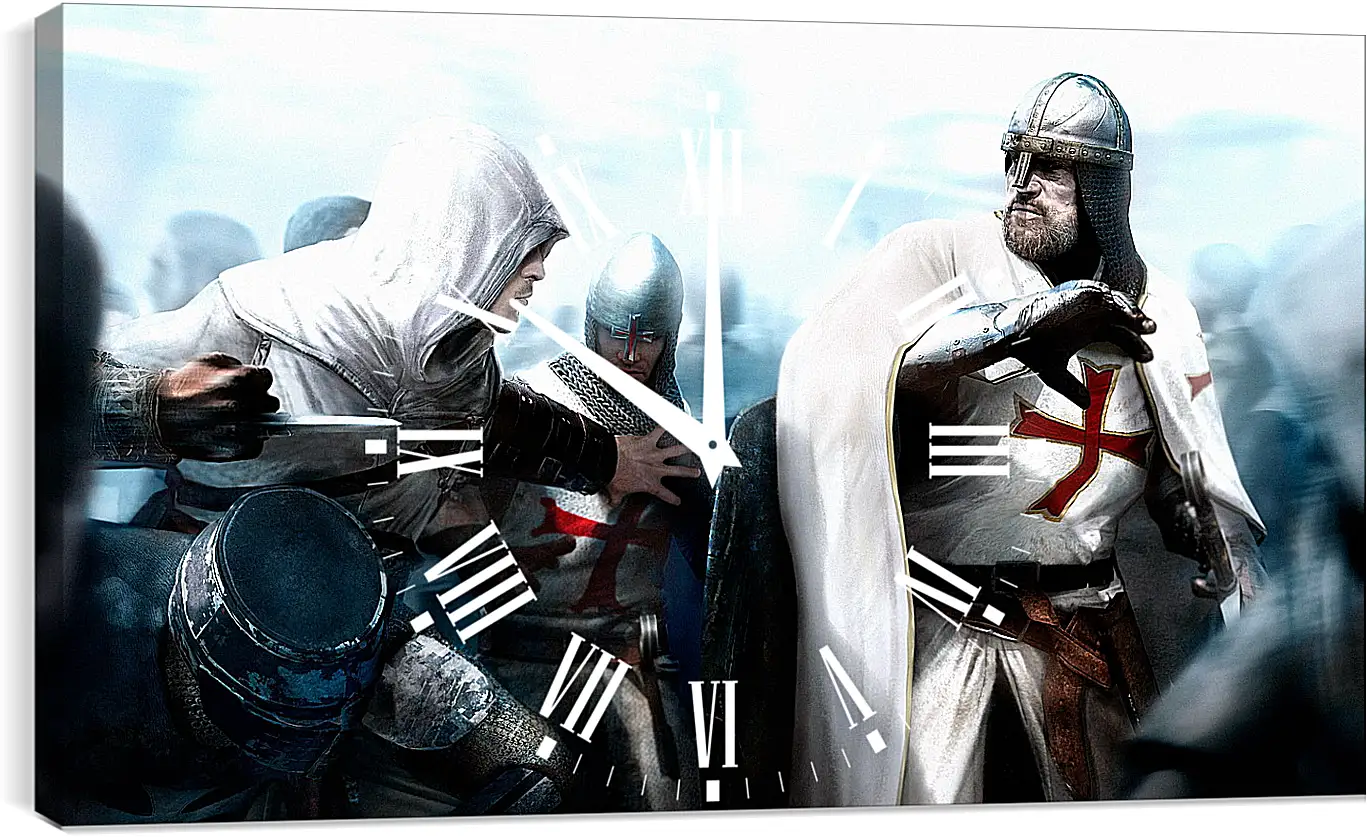 Часы картина - assassins creed, desmond miles, guard
