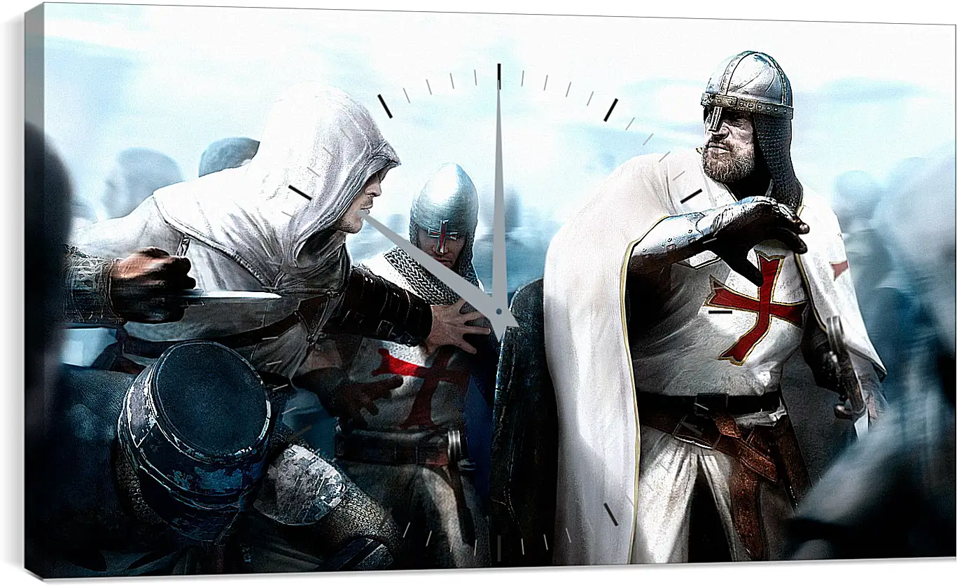 Часы картина - assassins creed, desmond miles, guard
