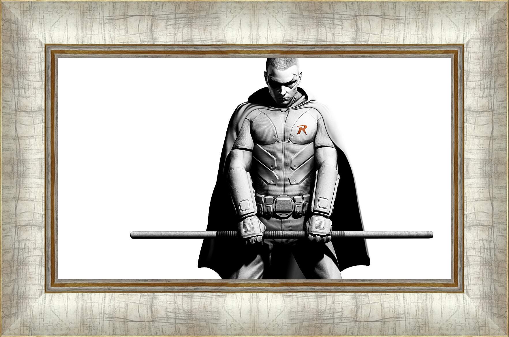 Картина в раме - batman arkham city, robin, character