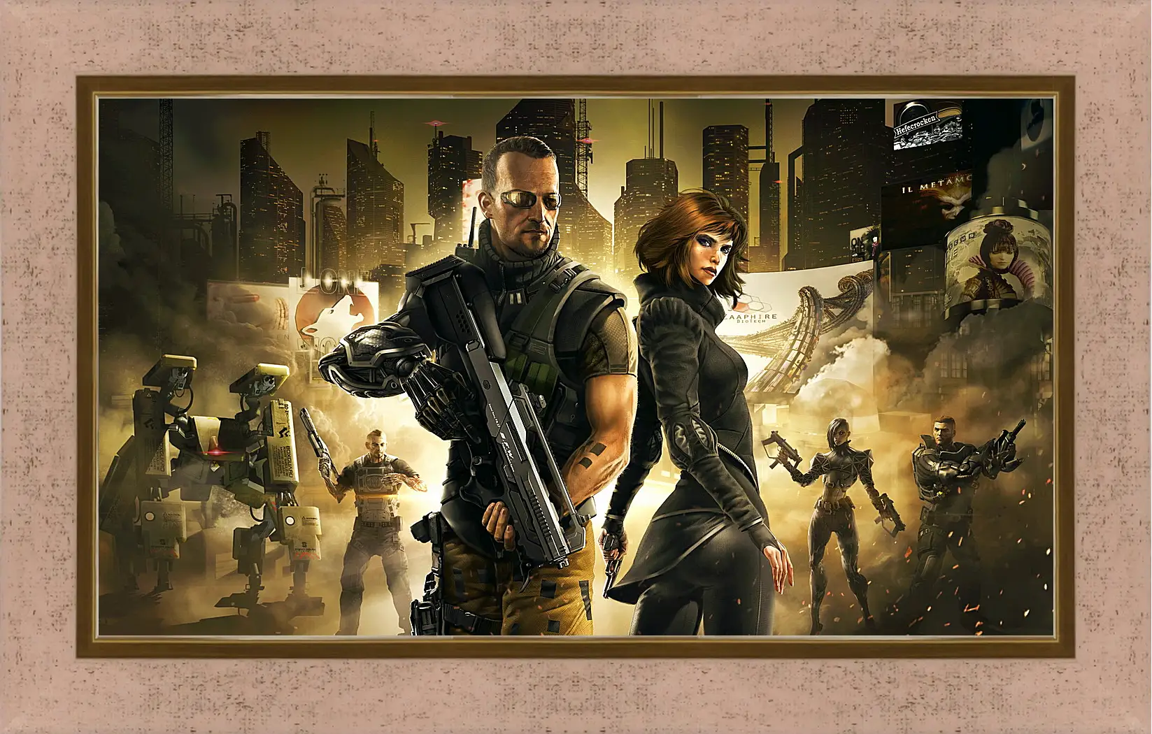 Картина в раме - deus ex the fall, deus ex, cyberpunk action role-playing-stealth
