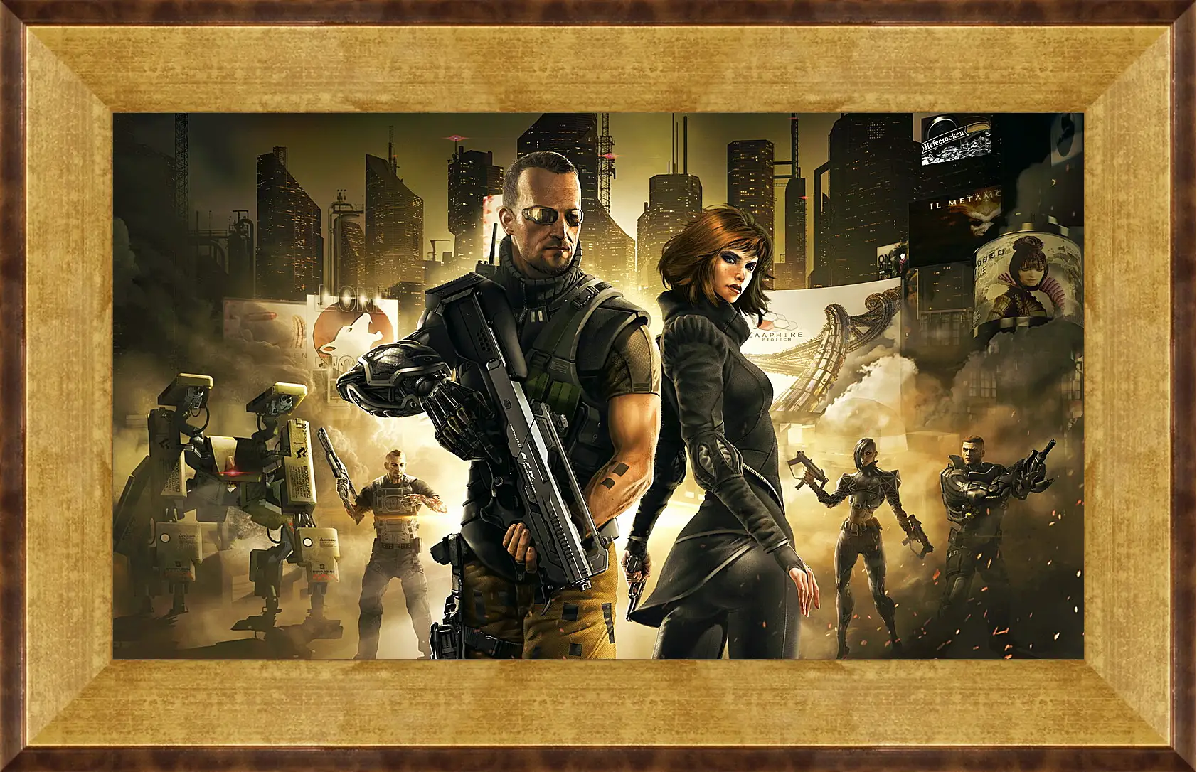 Картина в раме - deus ex the fall, deus ex, cyberpunk action role-playing-stealth
