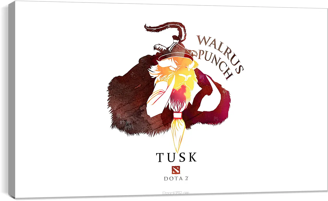 Постер и плакат - tusk, dota 2, art