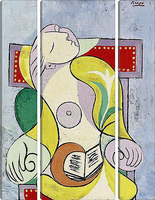 Модульная картина - Чтение. Пабло Пикассо
