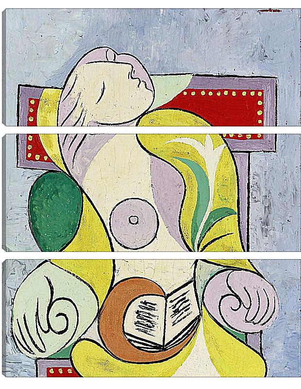 Модульная картина - Чтение. Пабло Пикассо
