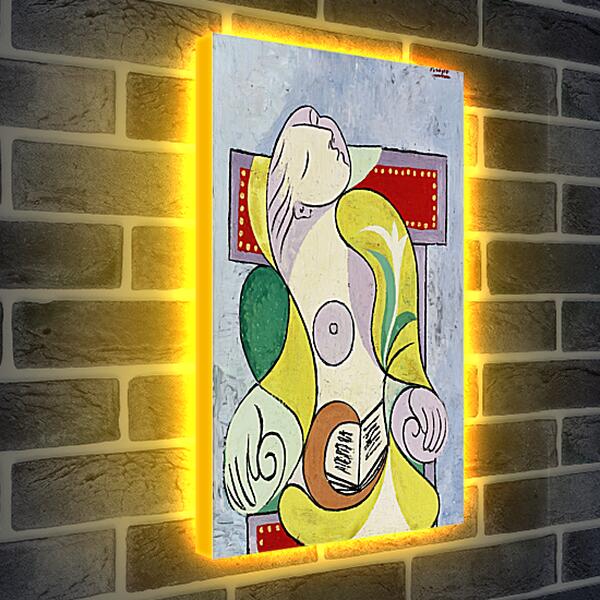 Лайтбокс световая панель - Чтение. Пабло Пикассо
