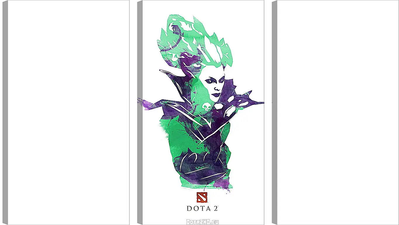 Модульная картина - death prophet, dota 2, art