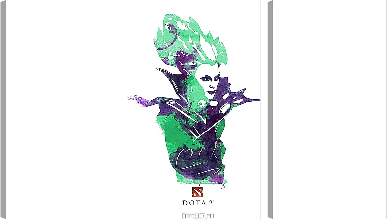 Модульная картина - death prophet, dota 2, art