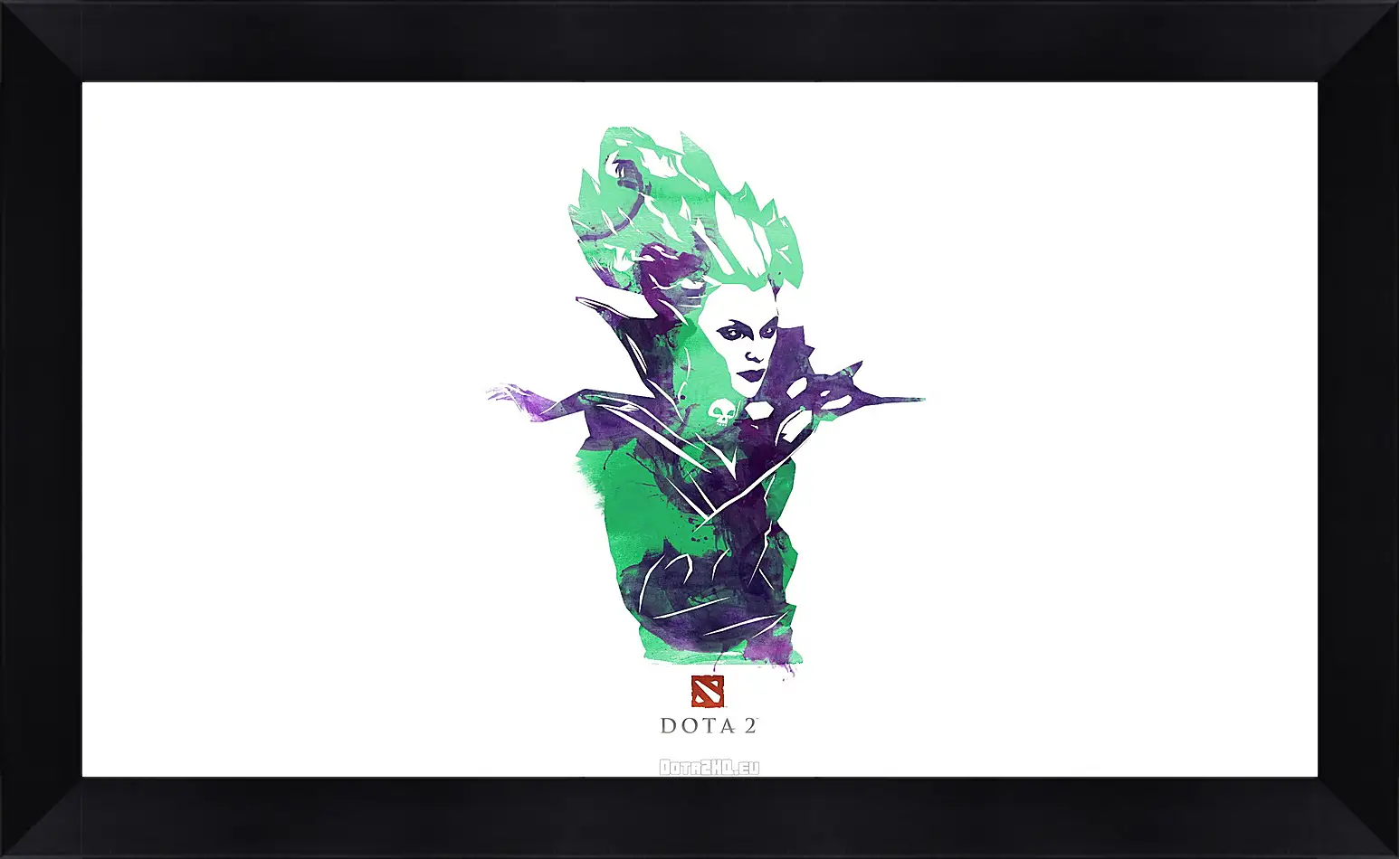 Картина в раме - death prophet, dota 2, art