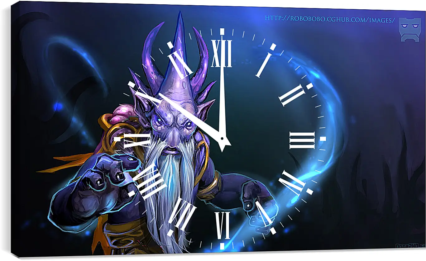 Часы картина - dark seer, dota 2, art

