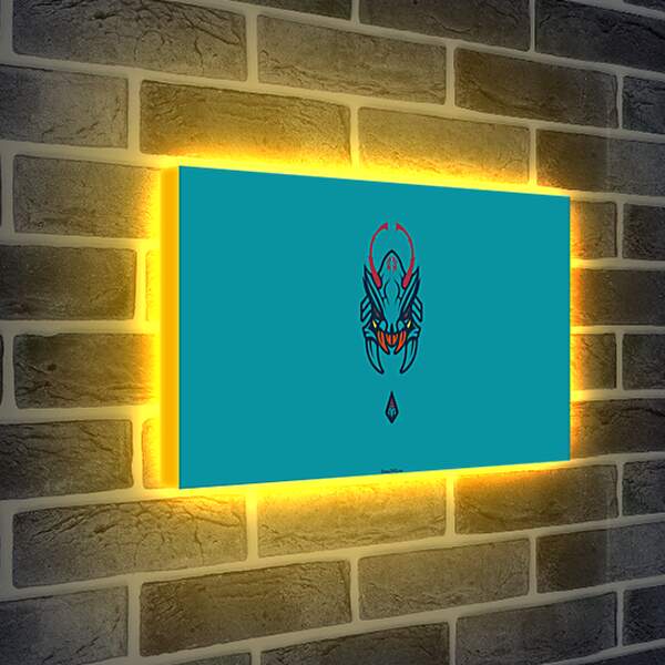 Лайтбокс световая панель - weaver, dota 2, art
