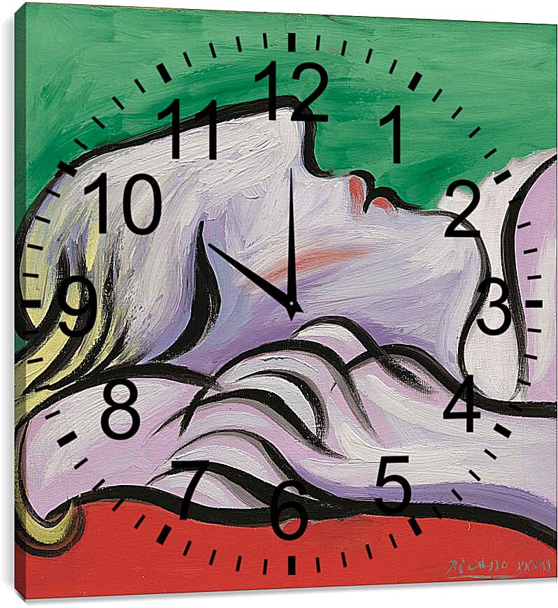 Часы картина - Le Repos. Пабло Пикассо
