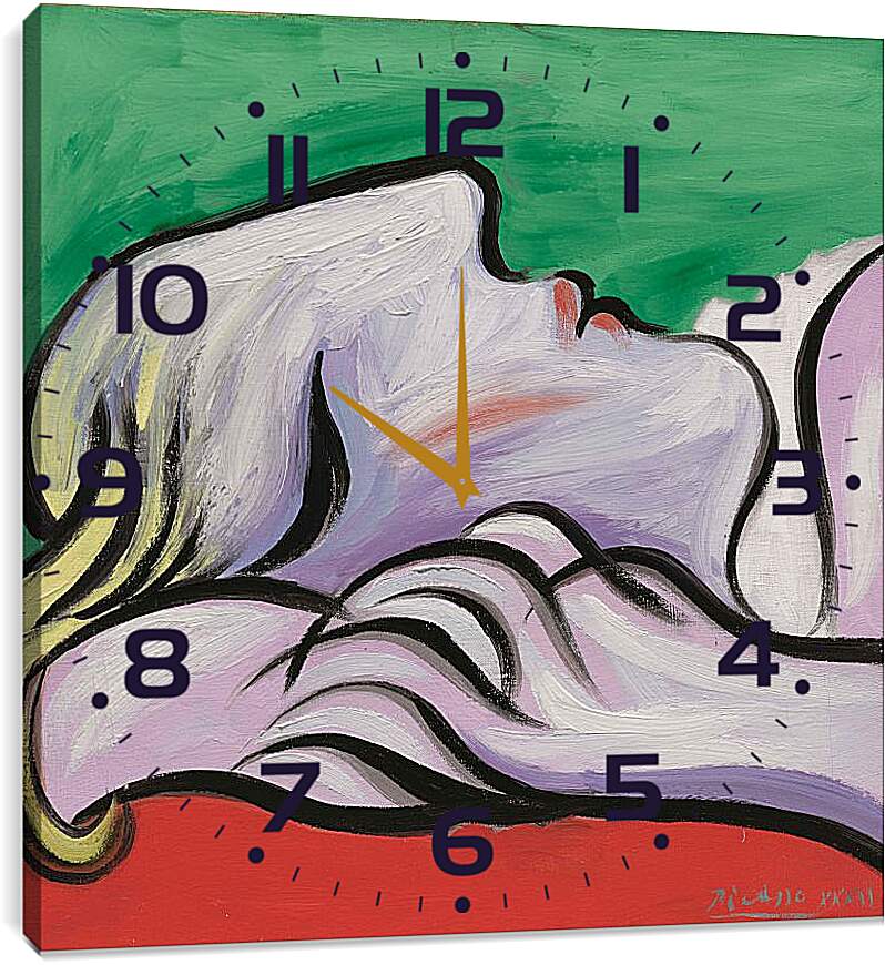 Часы картина - Le Repos. Пабло Пикассо
