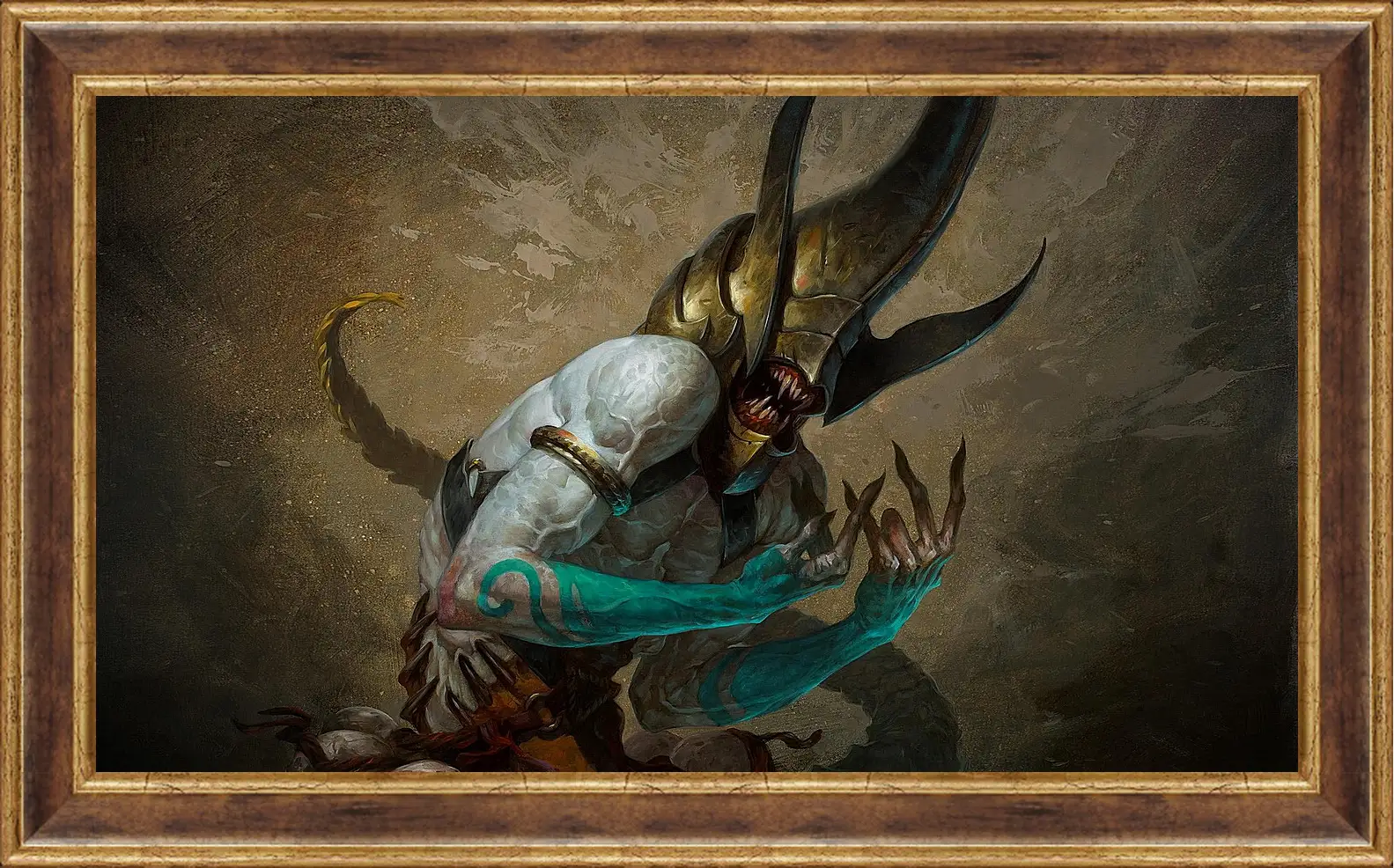 Картина в раме - diablo, diablo 3, monster
