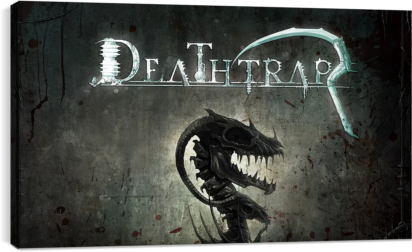 Постер и плакат - deathtrap, td, skeleton
