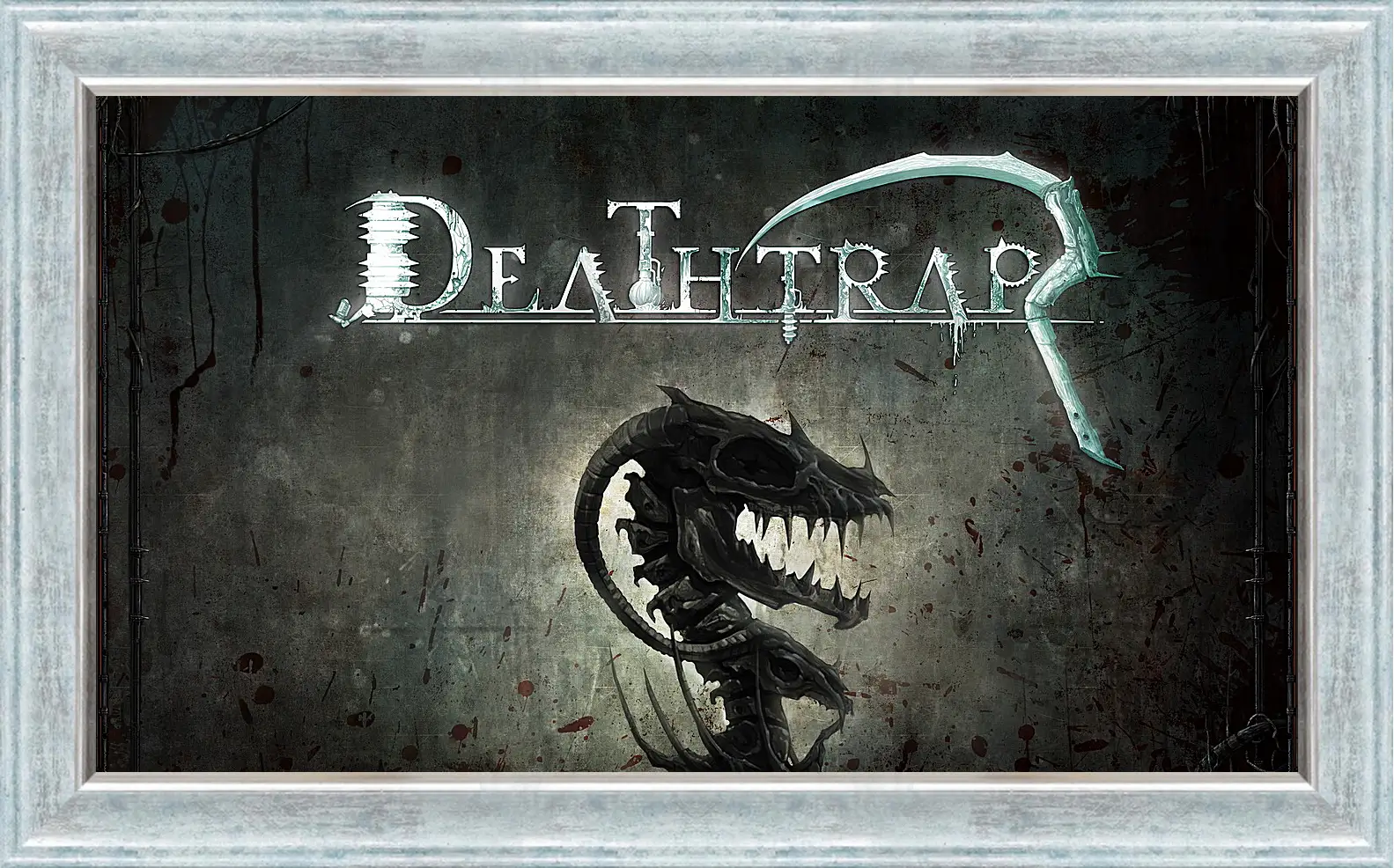 Картина в раме - deathtrap, td, skeleton
