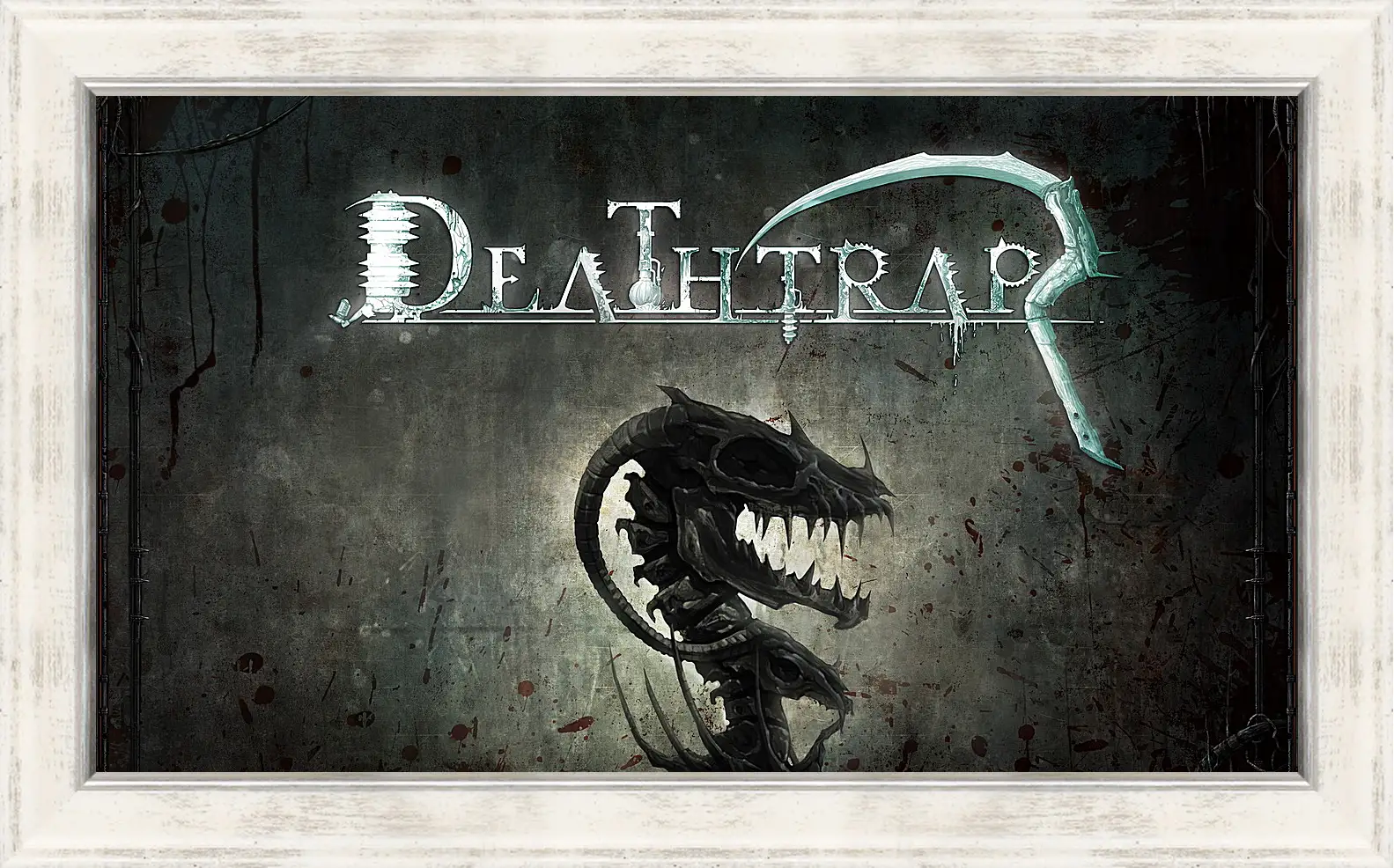 Картина в раме - deathtrap, td, skeleton
