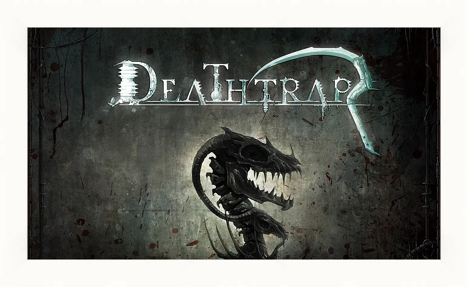 Картина в раме - deathtrap, td, skeleton
