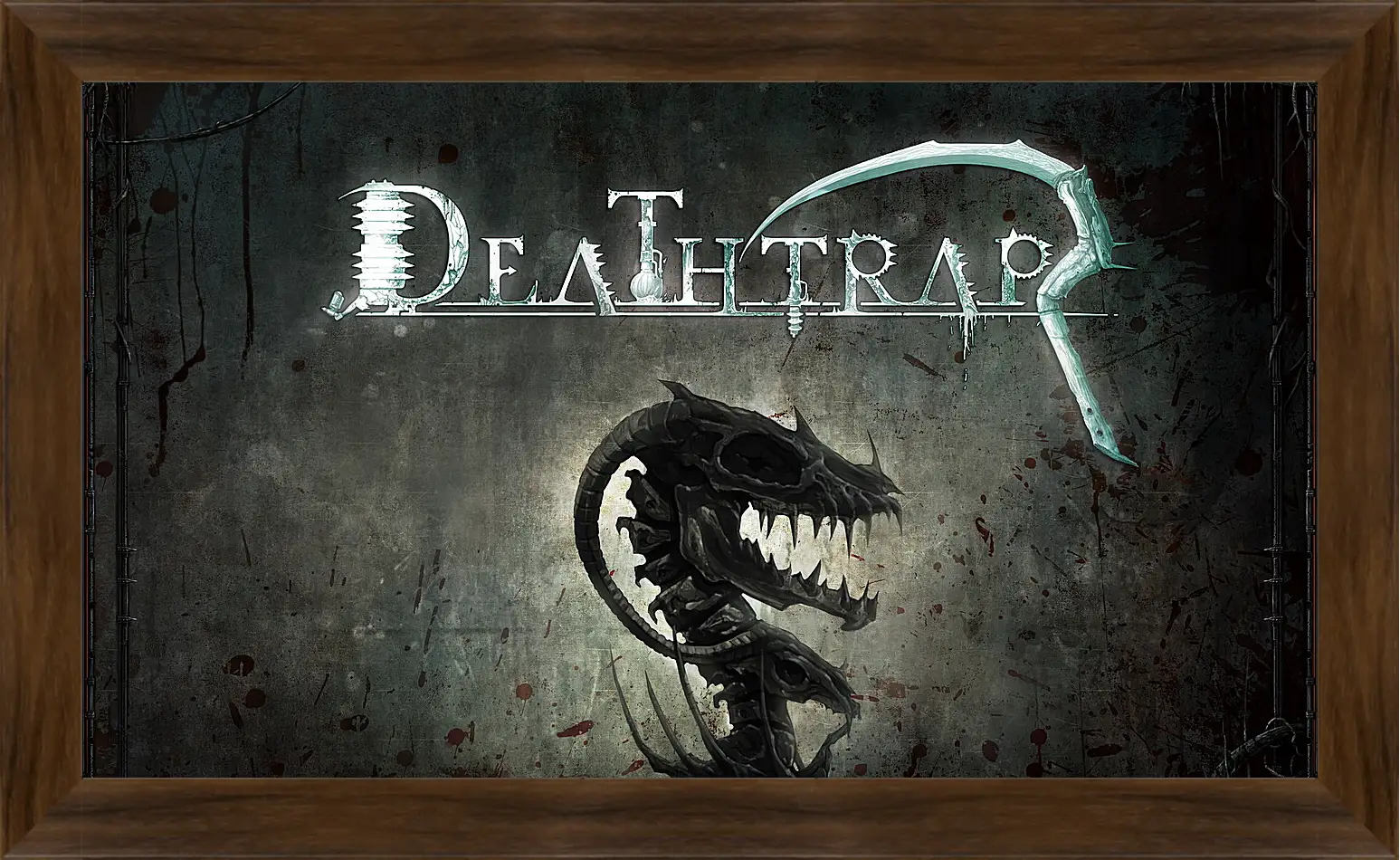 Картина в раме - deathtrap, td, skeleton
