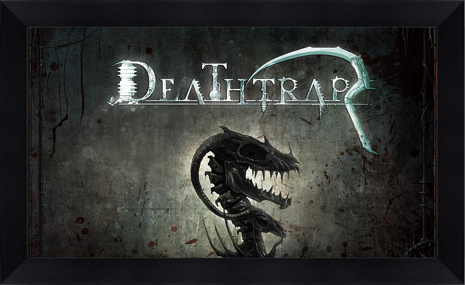 Картина в раме - deathtrap, td, skeleton
