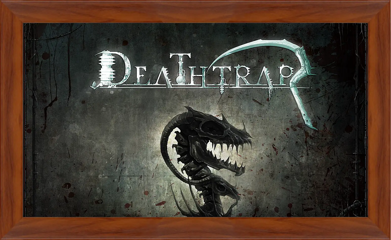 Картина в раме - deathtrap, td, skeleton
