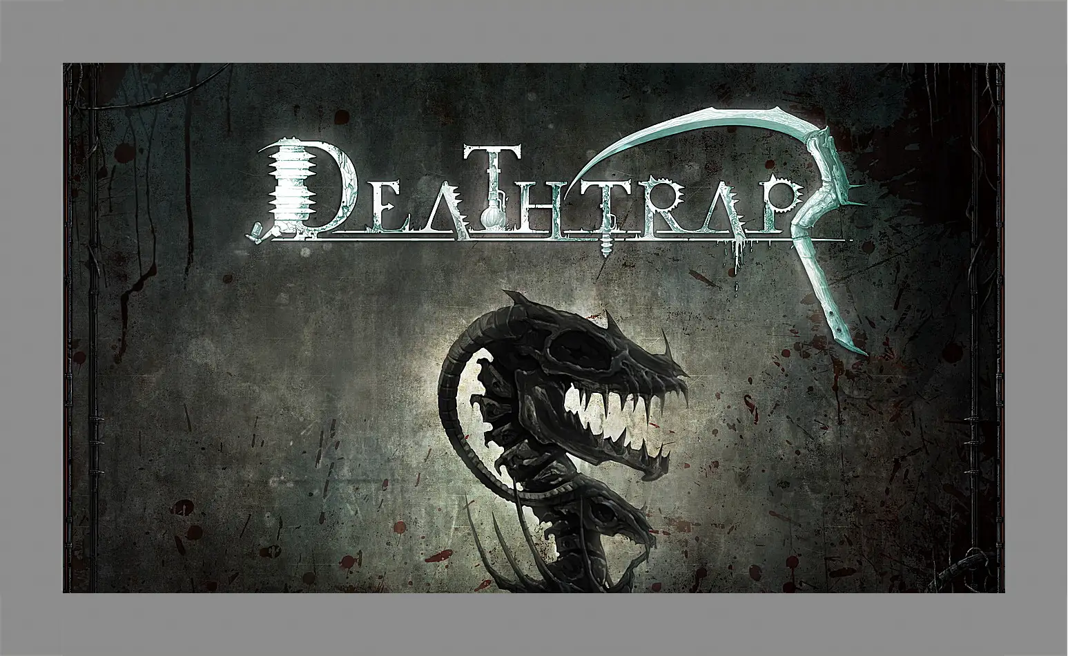 Картина в раме - deathtrap, td, skeleton
