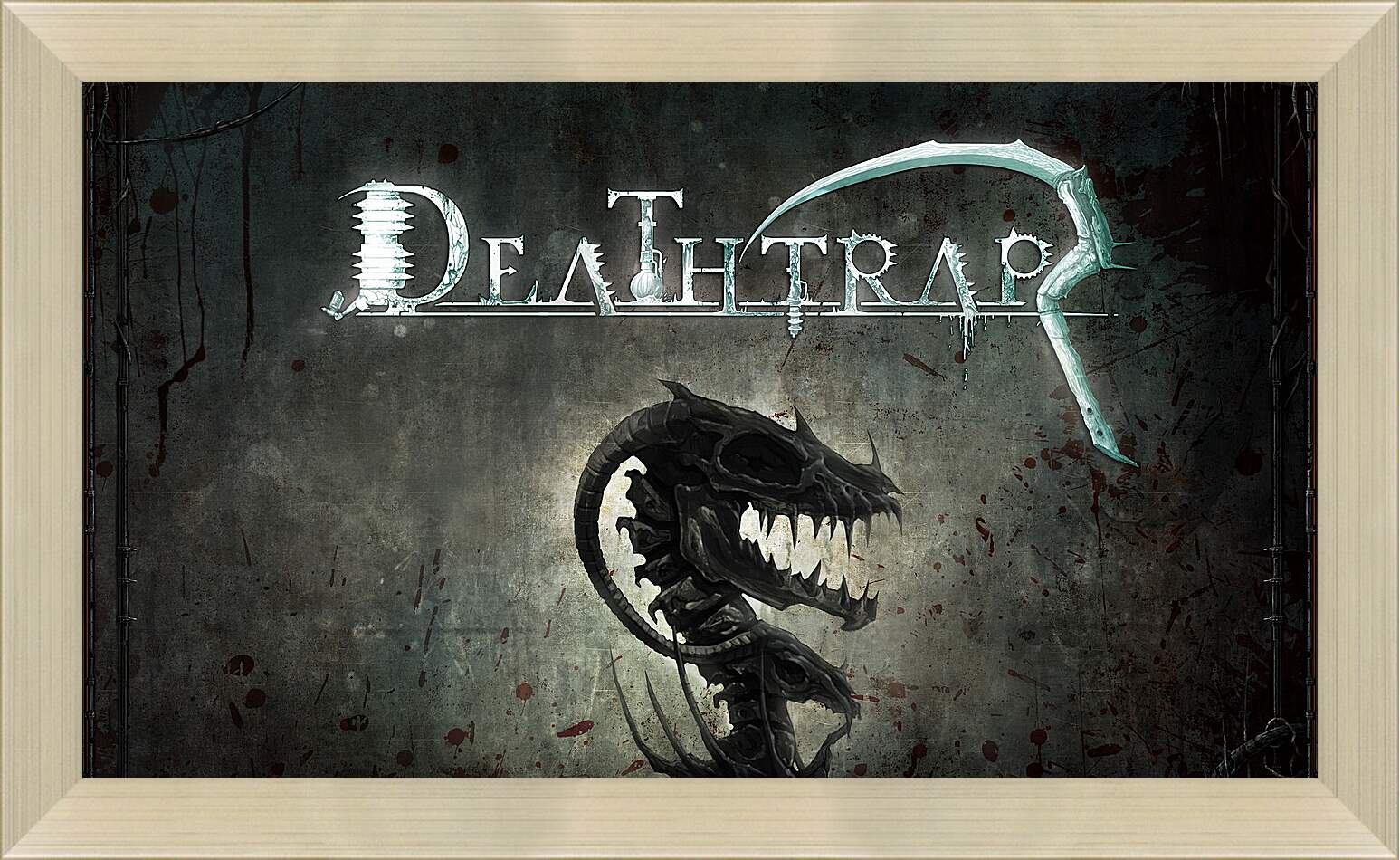 Картина в раме - deathtrap, td, skeleton
