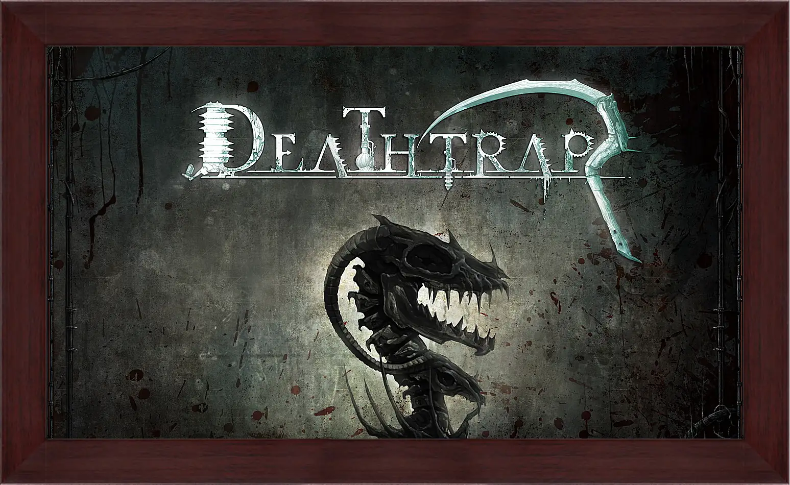 Картина в раме - deathtrap, td, skeleton
