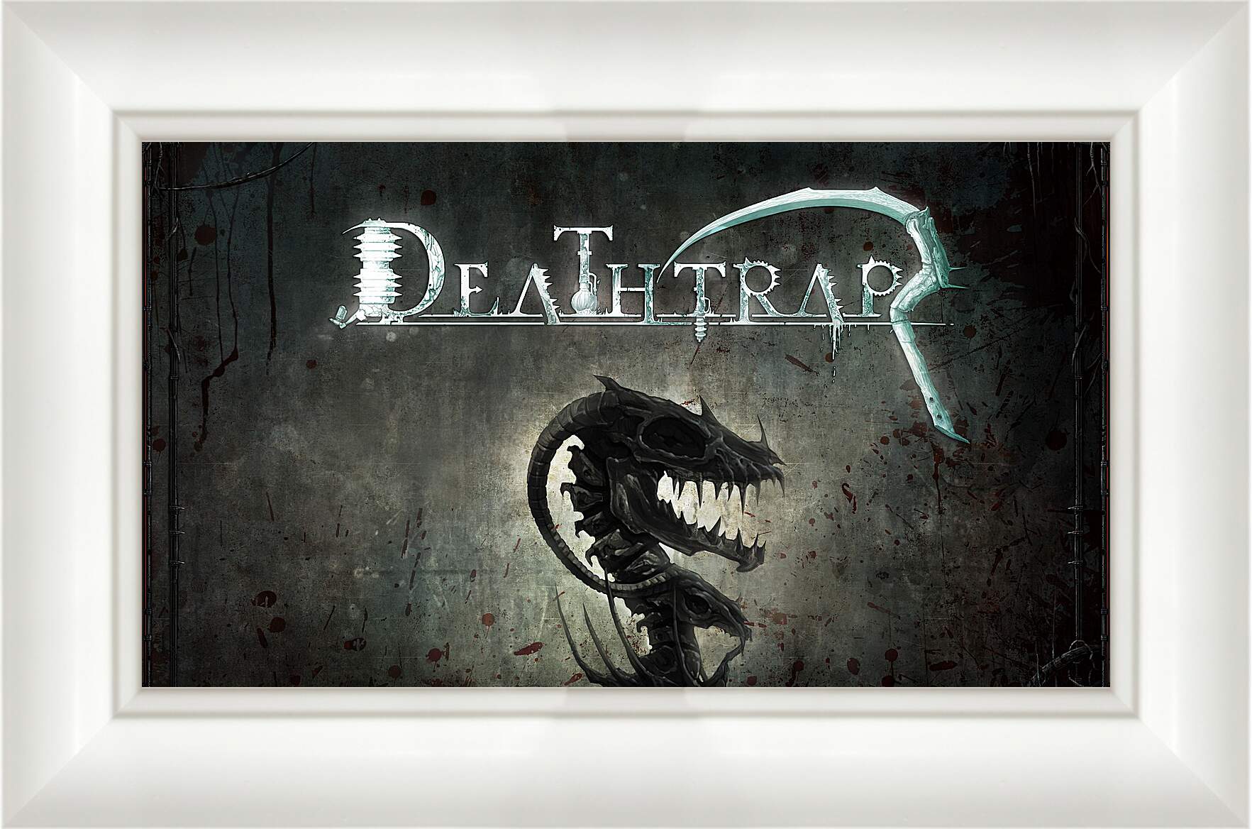 Картина в раме - deathtrap, td, skeleton
