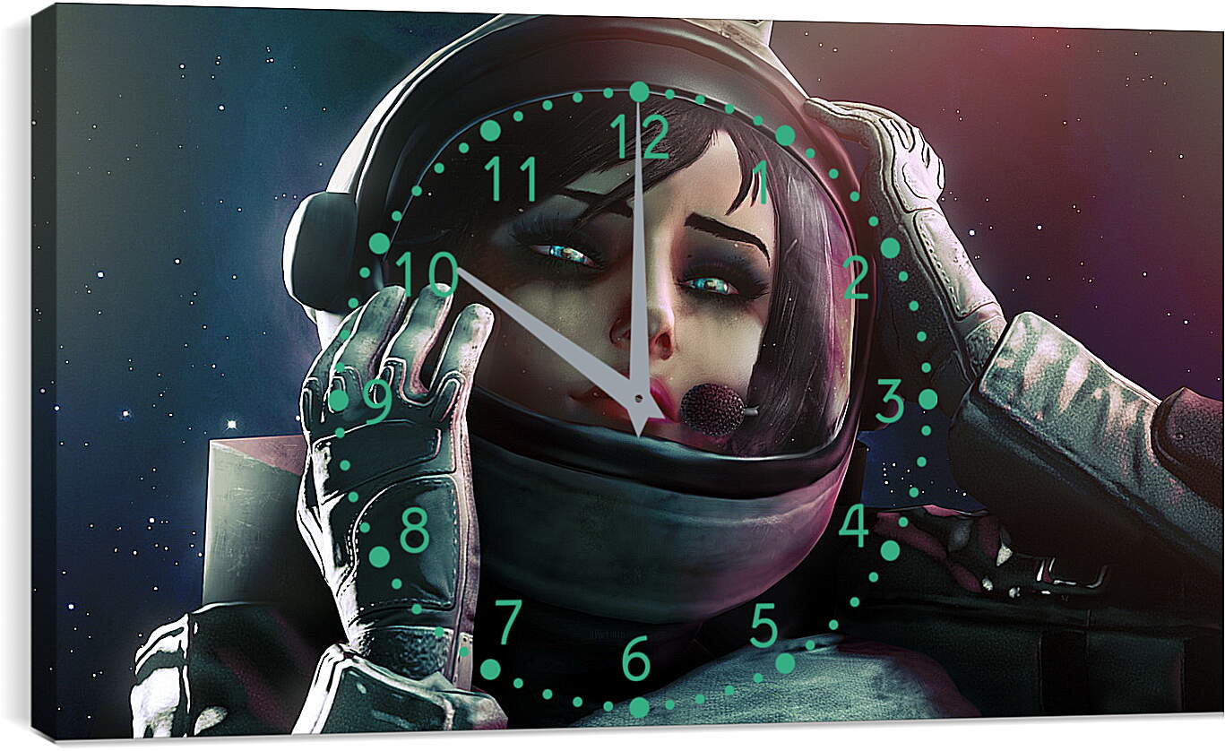 Часы картина - bioshock infinite, elizabeth, art
