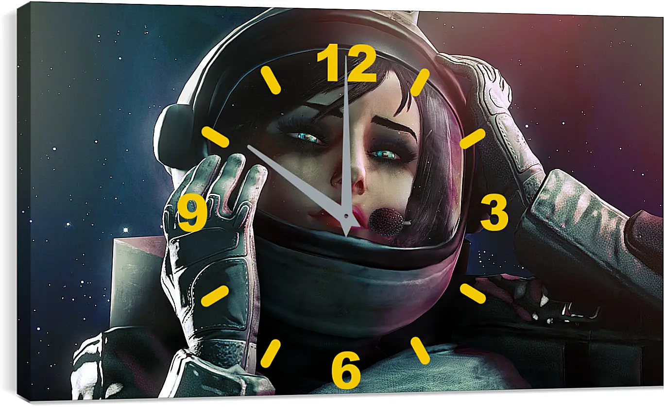Часы картина - bioshock infinite, elizabeth, art

