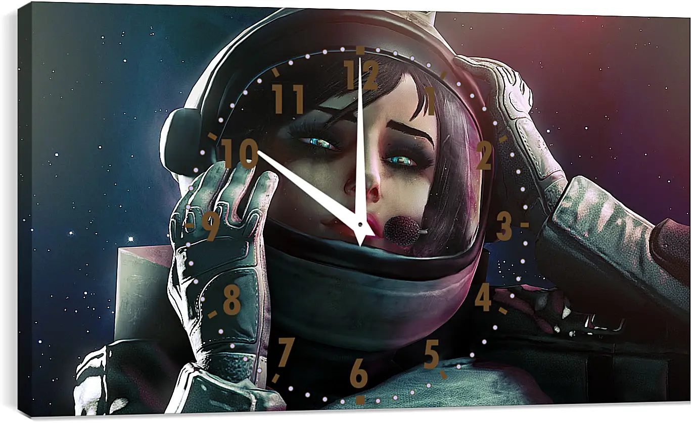 Часы картина - bioshock infinite, elizabeth, art
