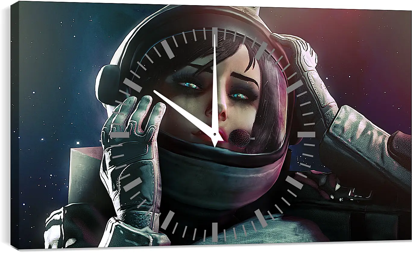 Часы картина - bioshock infinite, elizabeth, art
