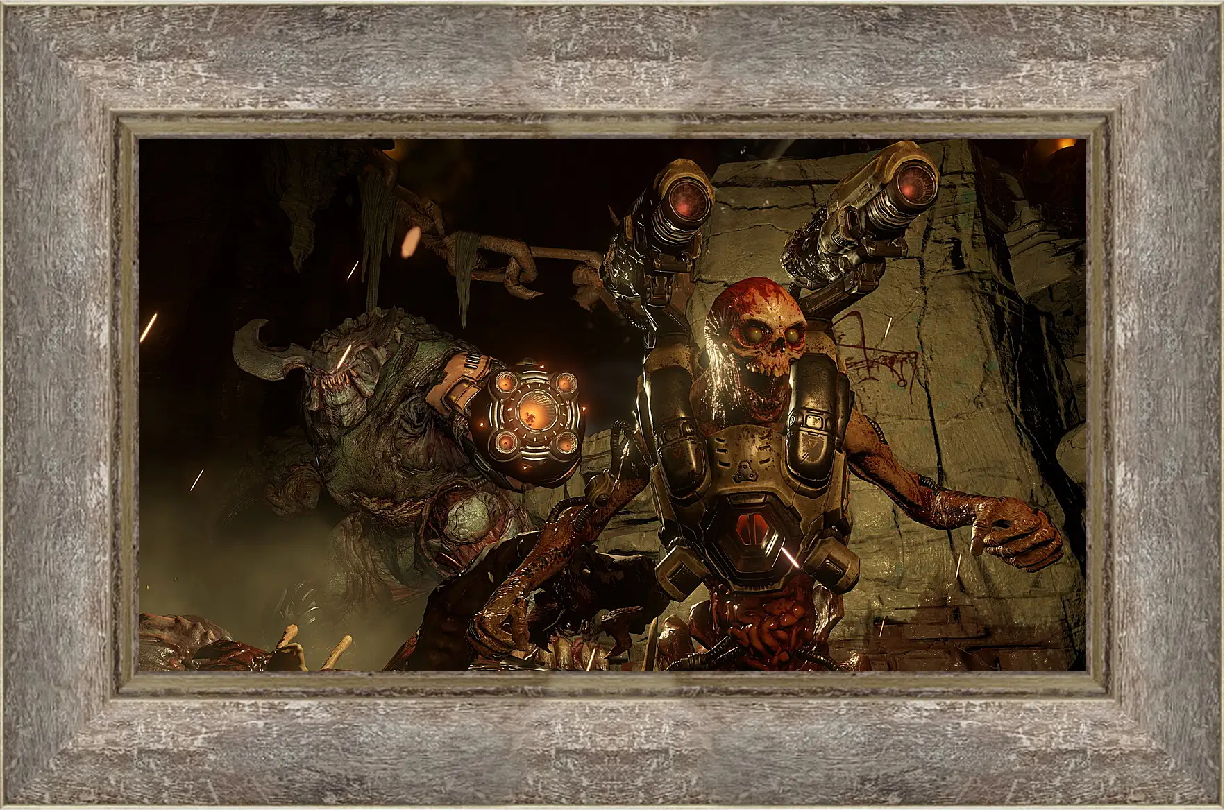 Картина в раме - doom 4, cyberdemon, characters
