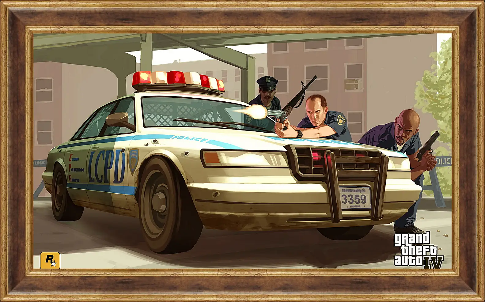 Картина в раме - lcpd, gta 4, police
