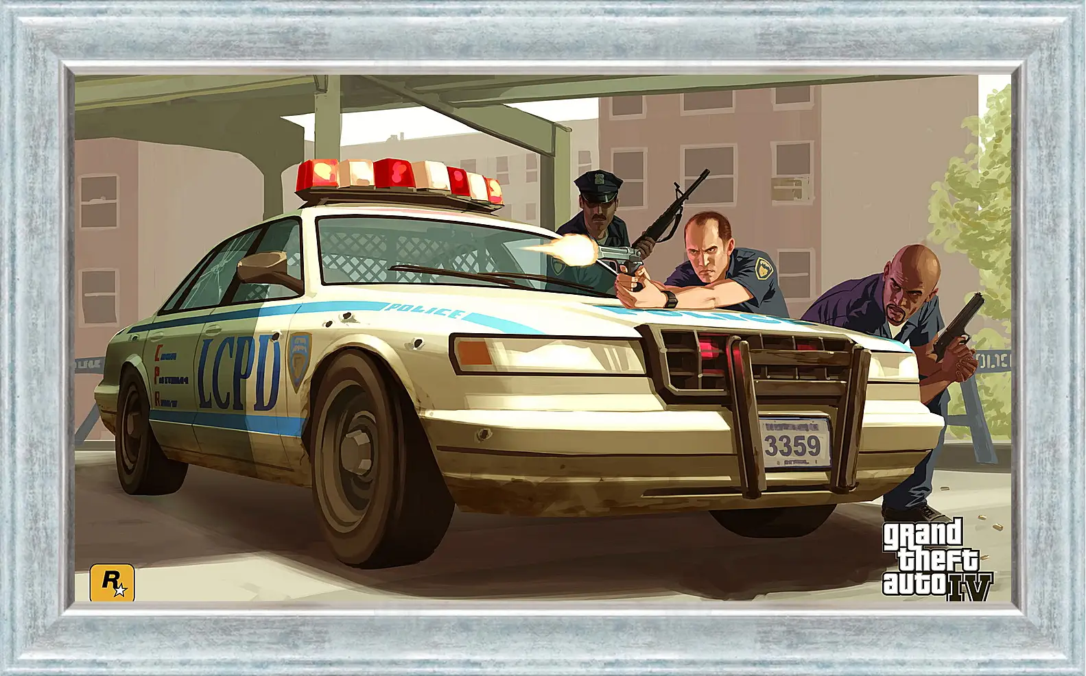 Картина в раме - lcpd, gta 4, police
