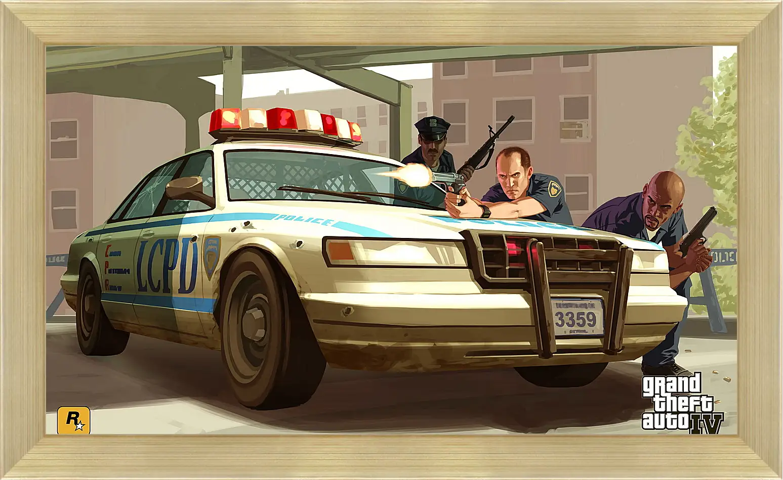 Картина в раме - lcpd, gta 4, police
