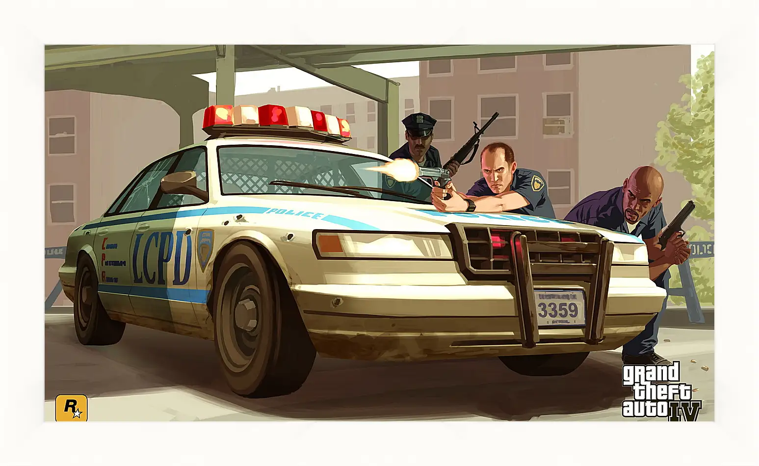 Картина в раме - lcpd, gta 4, police
