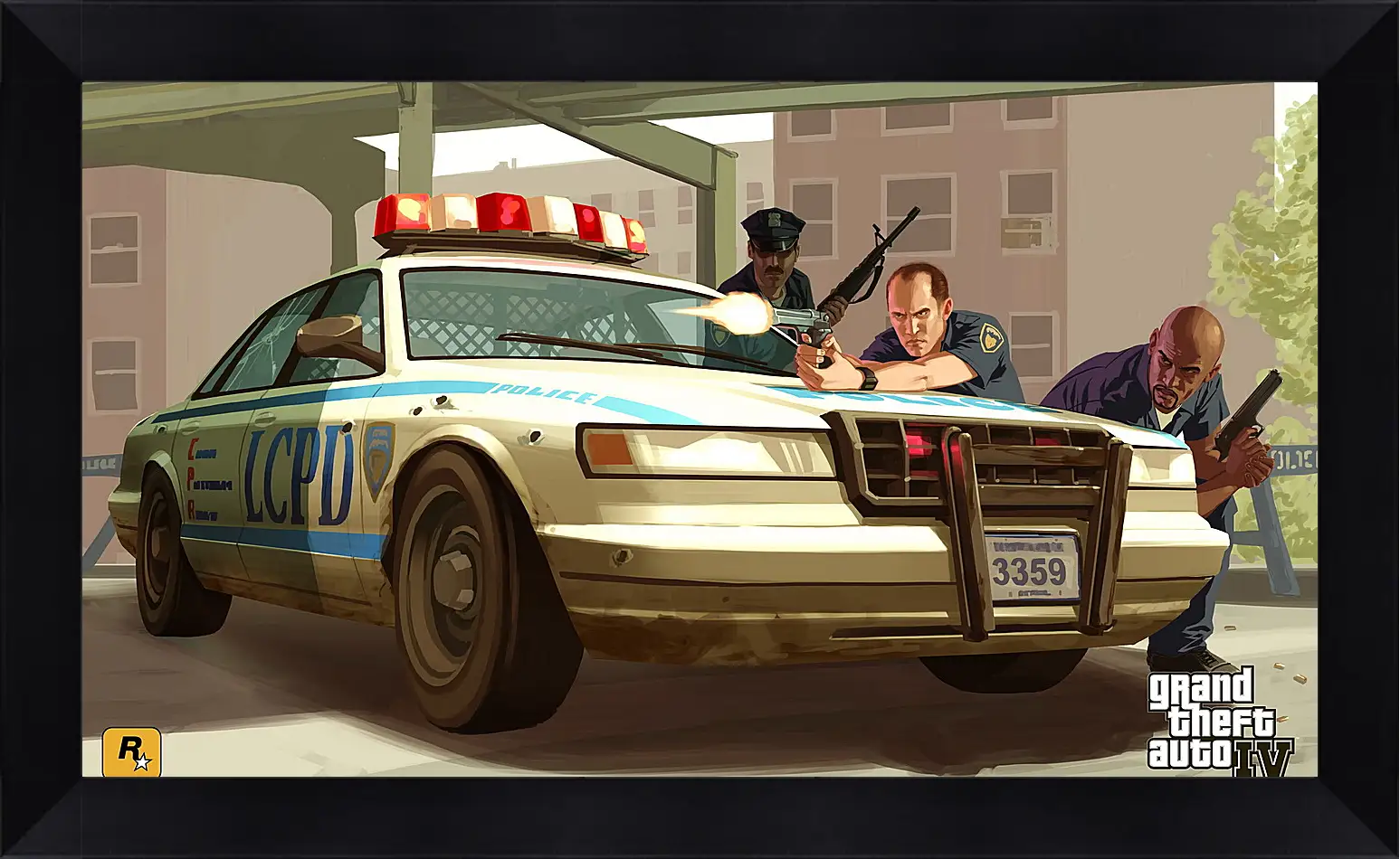 Картина в раме - lcpd, gta 4, police
