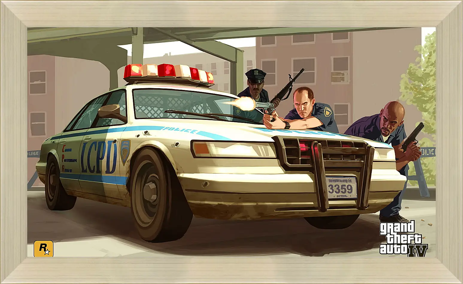 Картина в раме - lcpd, gta 4, police
