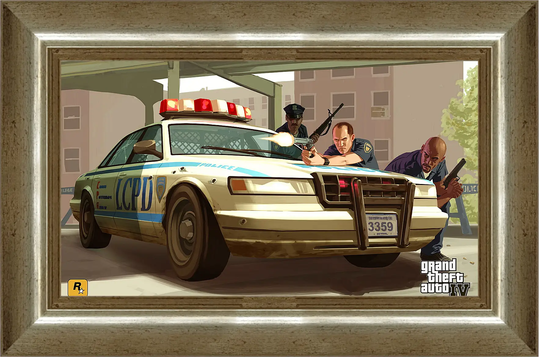 Картина в раме - lcpd, gta 4, police
