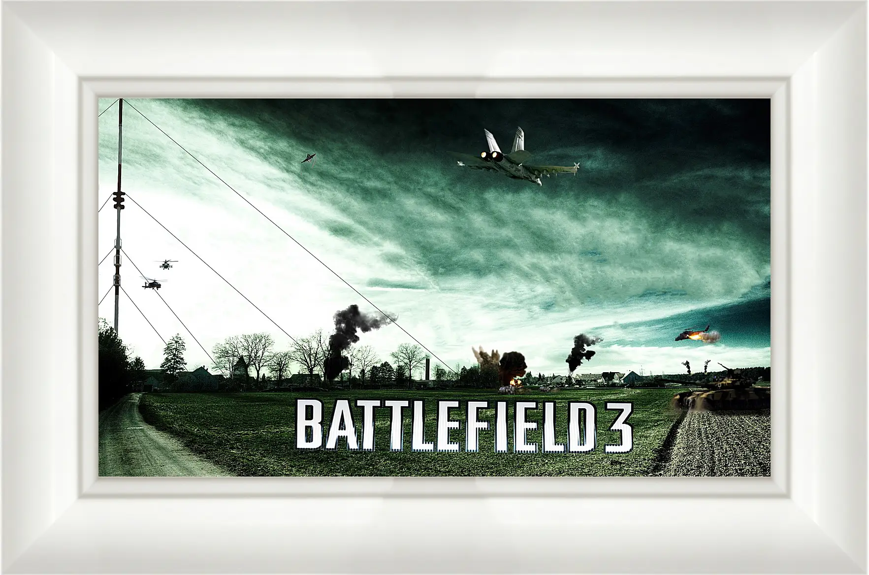 Картина в раме - battlefield 3, aviation, airplanes
