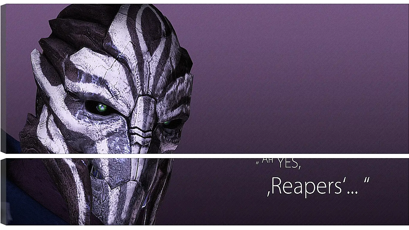 Модульная картина - mass effect 3, turian councilor, quote
