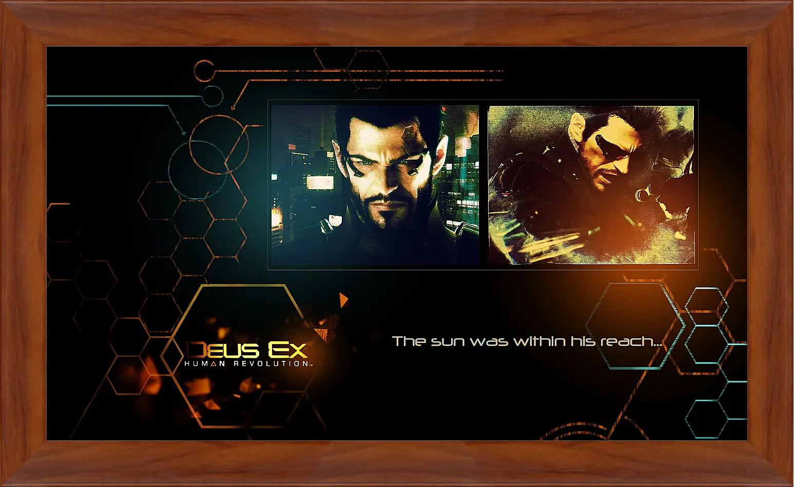 Картина в раме - deus ex human revolution, adam jensen, look
