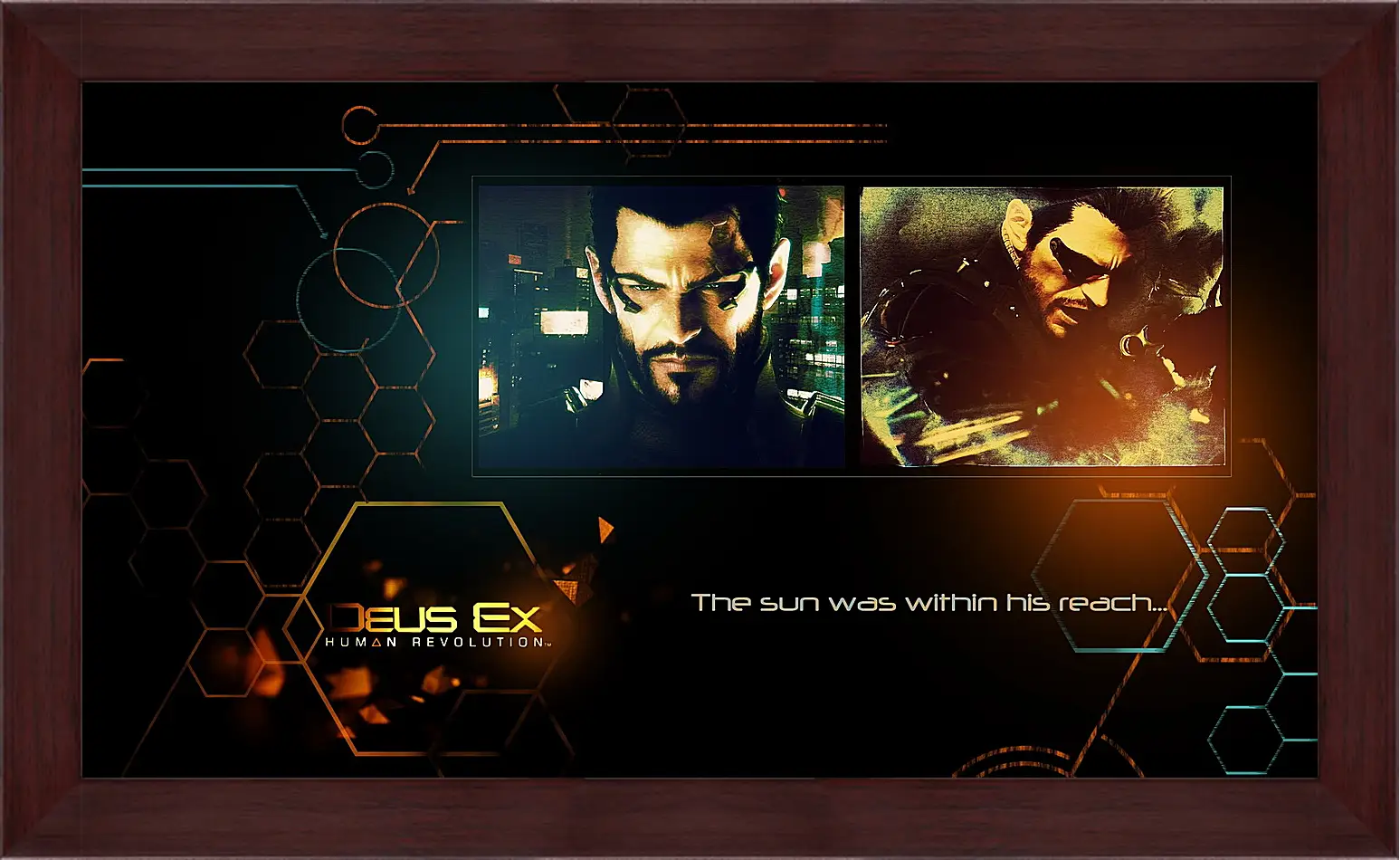 Картина в раме - deus ex human revolution, adam jensen, look
