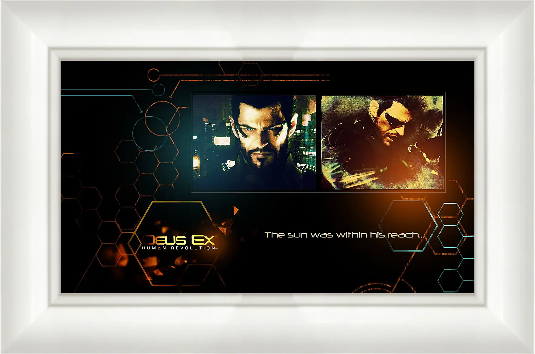 Картина в раме - deus ex human revolution, adam jensen, look
