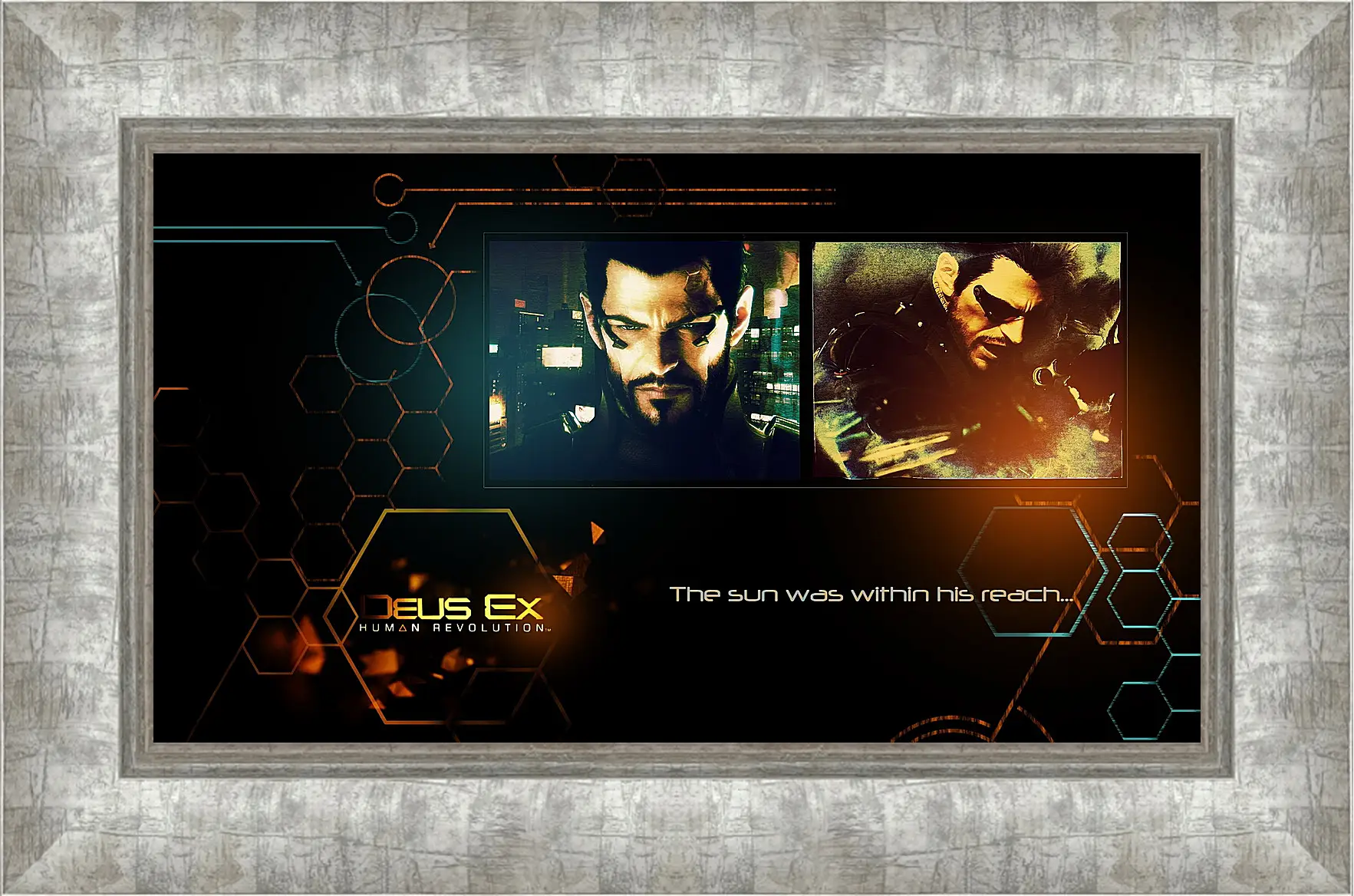 Картина в раме - deus ex human revolution, adam jensen, look
